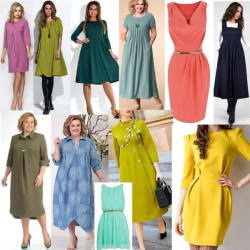 11 options for patterns of women's clothing with pleats